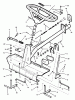 Snapper 7060947 - Bag N-Wagon, 30 Bushel 421622BVE (84707) 42" 16 HP Rear Engine Rider Series 22 Ersatzteile Front End, Steering (Part 1)