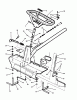 Snapper 7060947 - Bag N-Wagon, 30 Bushel 422023BVE (85684) 42" 20 HP Rear Engine Rider Series 23 Ersatzteile FRONT END, STEERING