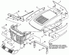 Snapper BH140H33BBV (80878) - 33" Lawn Tractor, 14 HP, Hydro Drive, Series B Ersatzteile Hood, Bumper, Headlights & Components