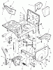 Snapper 7060947 - Bag N-Wagon, 30 Bushel E281216BE 28" 12 HP Rear Engine Rider European Series 16 Ersatzteile Main Case (Solid Seat Mount)