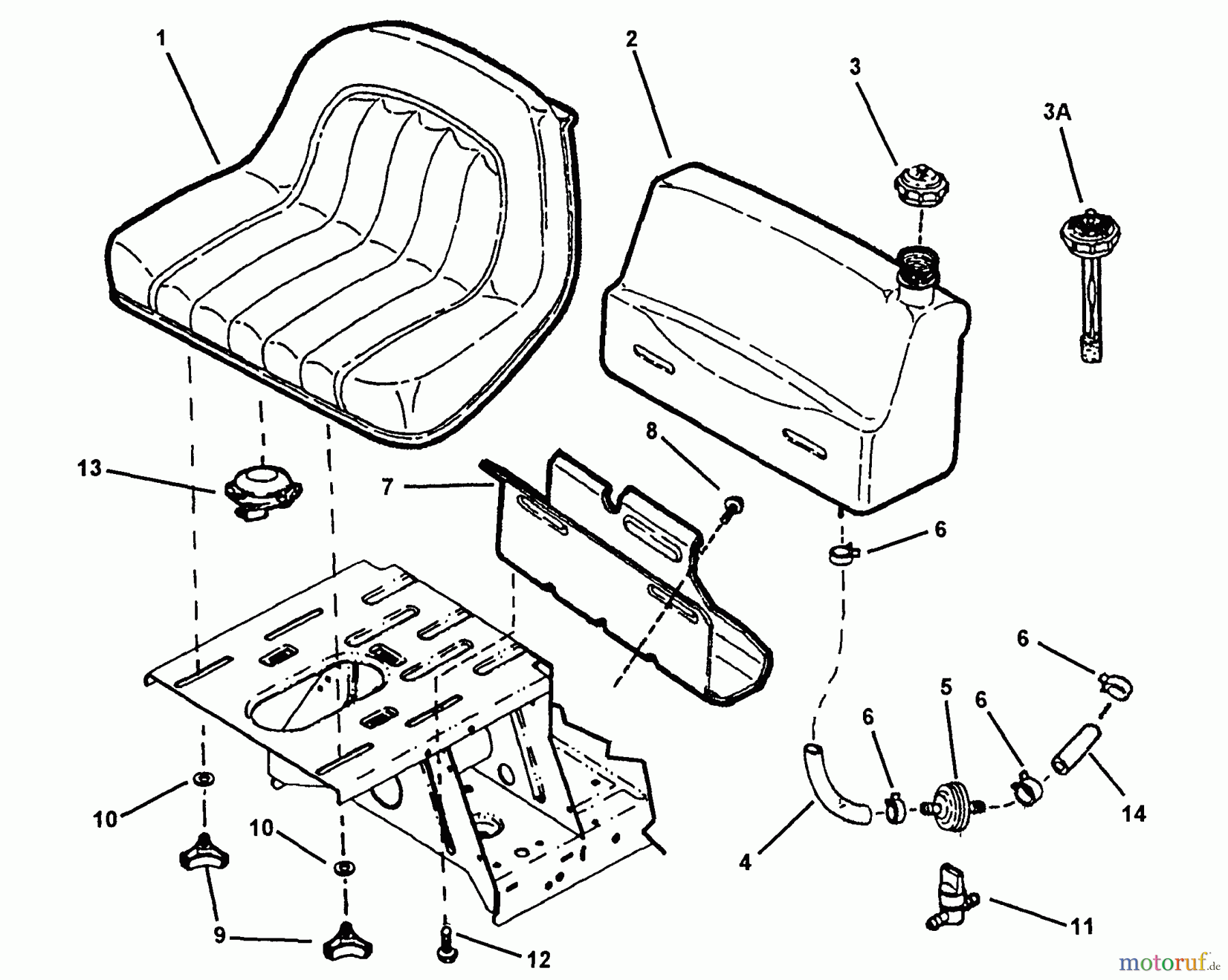 Snapper Zubehör. Rasenmäher 7060947 - Snapper Bag N-Wagon, 30 Bushel E281320BE 28