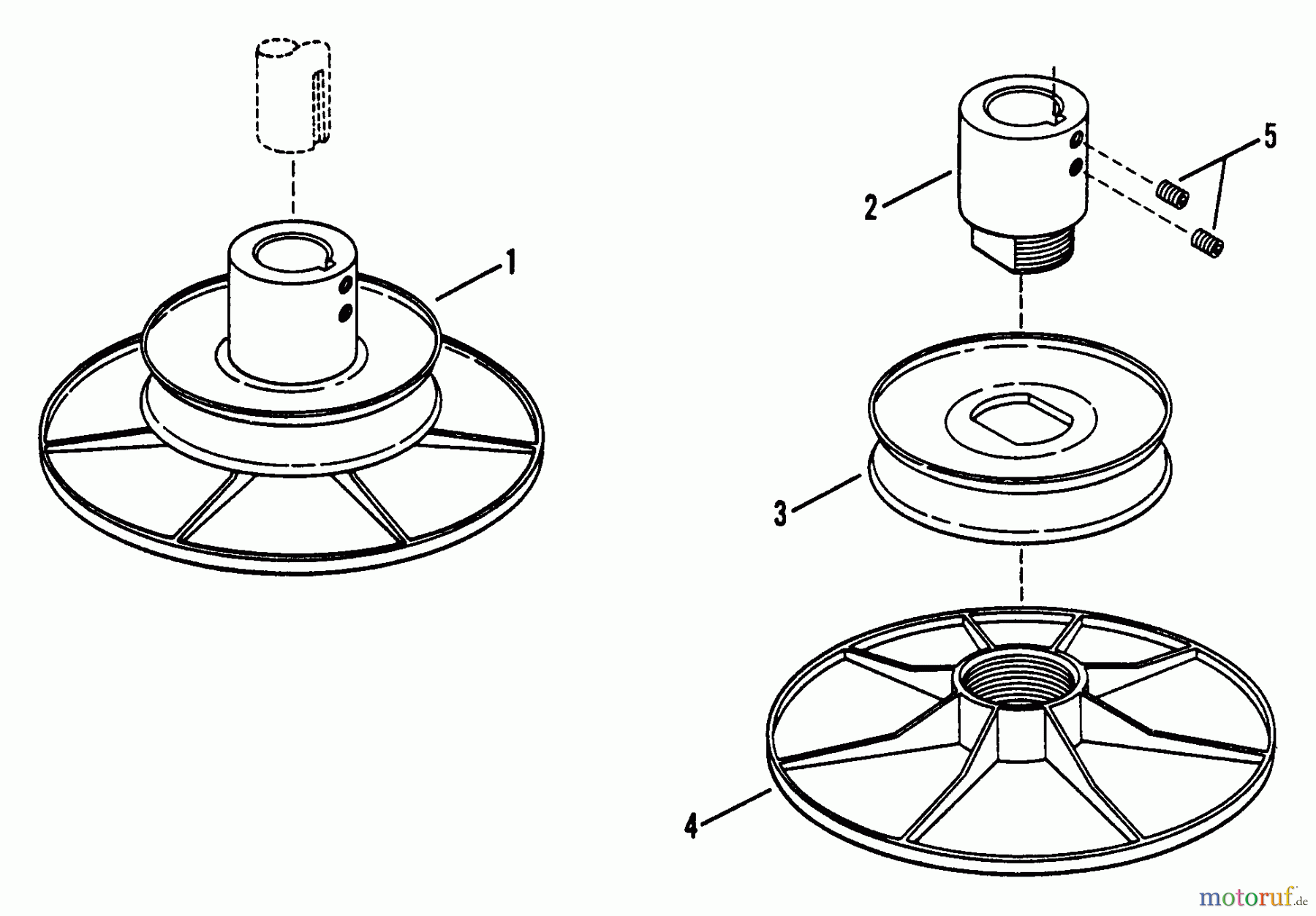 Snapper Zubehör. Rasenmäher 7060947 - Snapper Bag N-Wagon, 30 Bushel 301214BE Rear Engine Rider Series 14 Drive Disc Assembly