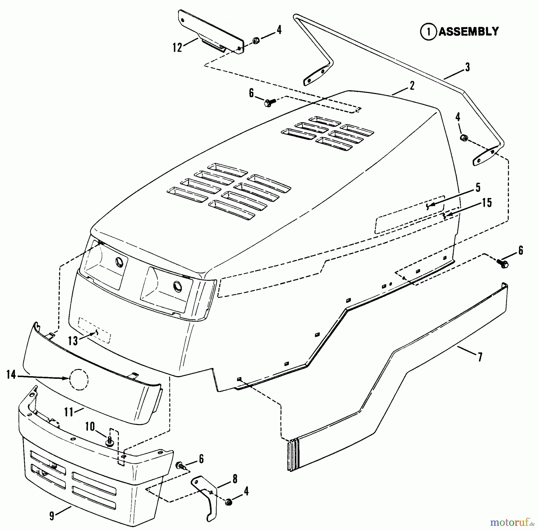 Snapper Zubehör. Rasenmäher 7060947 - Snapper Bag N-Wagon, 30 Bushel ELT115D331B 33