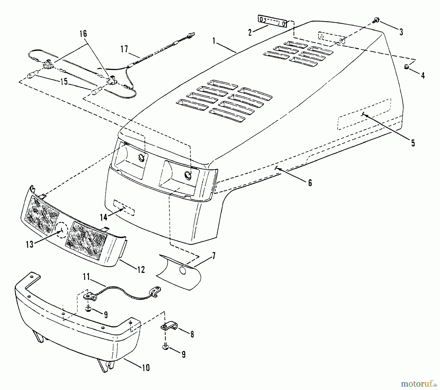 Snapper Zubehör. Rasenmäher 7060947 - Snapper Bag N-Wagon, 30 Bushel LT120D331B 33