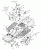 Snapper LT145H33GBV (84591) - 33" Lawn Tractor, 14.5 HP, Hydro Drive, Series G Ersatzteile Blade Engagement & Transmission Controls