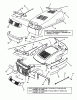 Snapper LT145H33HBV - 33" Lawn Tractor, 14.5 HP, Hydro Drive, Series H Ersatzteile HOOD, BUMPER, HEADLIGHTS & COMPONENTS