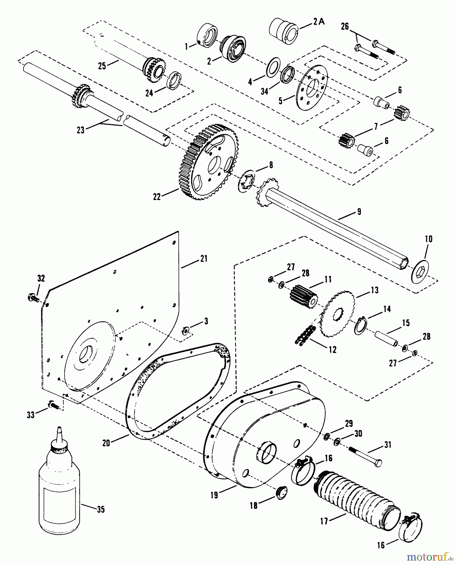 Snapper Zubehör. Rasenmäher 7060947 - Snapper Bag N-Wagon, 30 Bushel 250815BE Rear Engine Rider Series 15 Differential, R.H. Fender