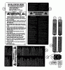 Snapper 7060947 - Bag N-Wagon, 30 Bushel EM250819BE 25" 8 HP European Rear Engine Rider "M" Ersatzteile Decals (Part 2)