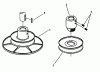 Snapper 7060947 - Bag N-Wagon, 30 Bushel EM250819BE 25" 8 HP European Rear Engine Rider "M" Ersatzteile Drive Disc Assembly (Series 19)