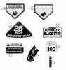 Snapper 7060947 - Bag N-Wagon, 30 Bushel M300921B (84578) 30" 9 HP Rear Engine Rider "M" Series 21 Ersatzteile Decals (Part 4)