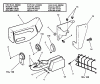 Snapper 7060947 - Bag N-Wagon, 30 Bushel M300921B (84578) 30" 9 HP Rear Engine Rider "M" Series 21 Ersatzteile Exhaust Muffler & Engines