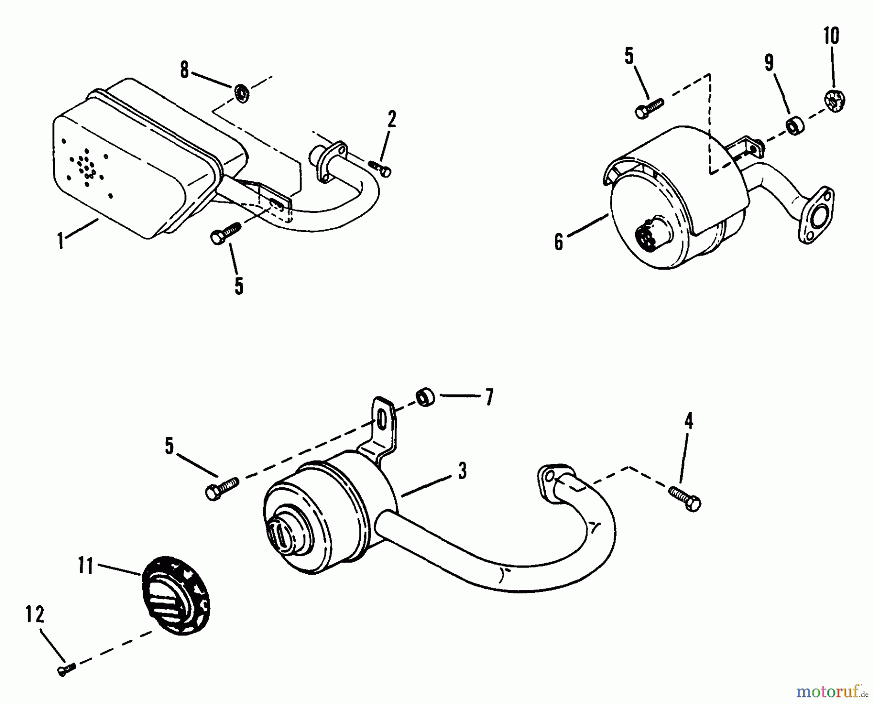 Snapper Zubehör. Rasenmäher 7060947 - Snapper Bag N-Wagon, 30 Bushel 250815BE Rear Engine Rider Series 15 Engine & Exhaust Muffler