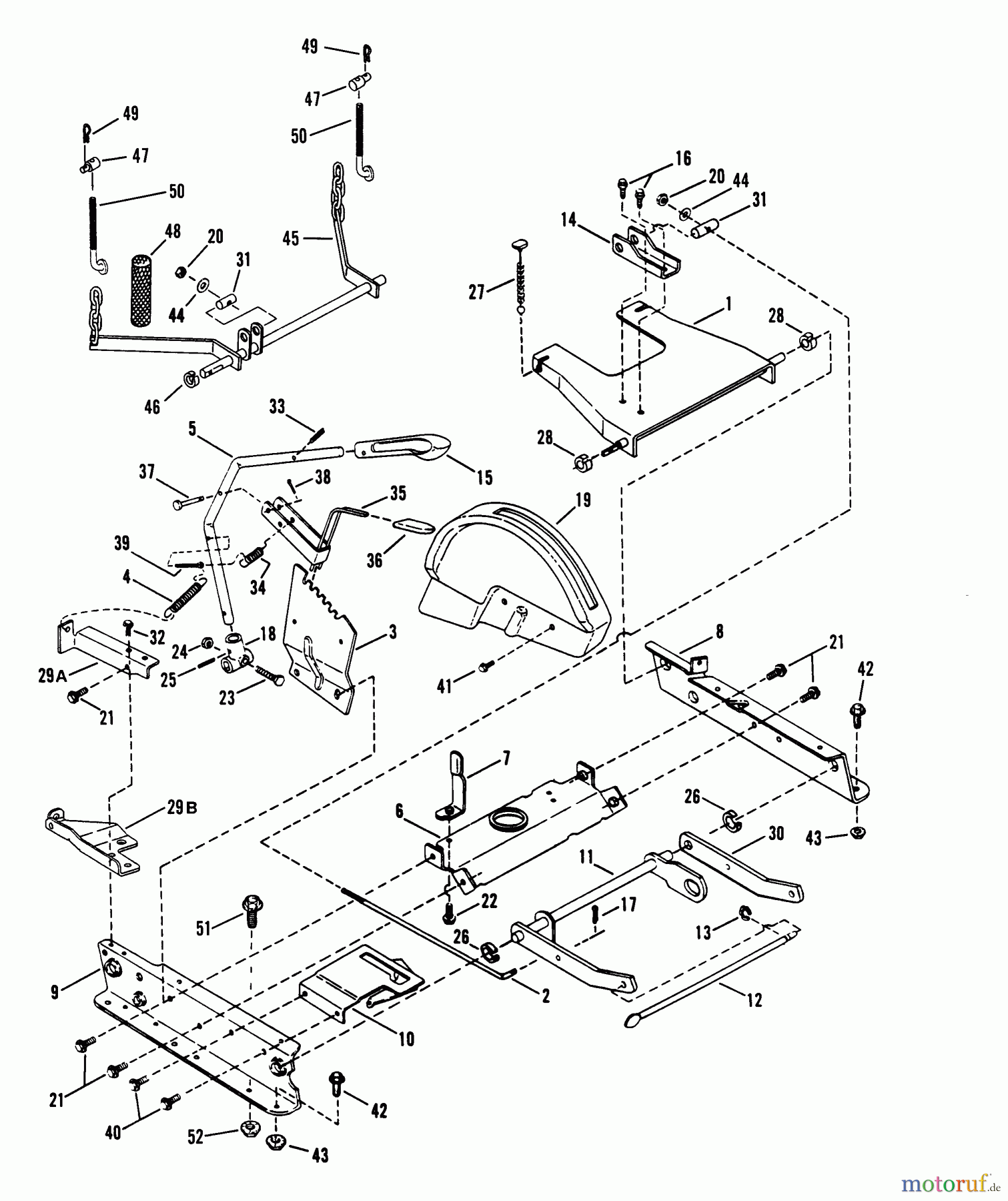 Snapper Zubehör. Rasenmäher 7060947 - Snapper Bag N-Wagon, 30 Bushel 300915BE Rear Engine Rider Series 15 Rail, Lift Arm, Cam Lift