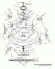 Snapper YZ145333BVE - 33" Zero-Turn Mower, 14.5 HP, ZTR Yard Cruiser, Series 3 Ersatzteile 33" Mower Deck Assembly (Part 1)