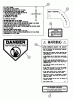 Snapper YZ145333BVE - 33" Zero-Turn Mower, 14.5 HP, ZTR Yard Cruiser, Series 3 Ersatzteile Decals (Part 2)