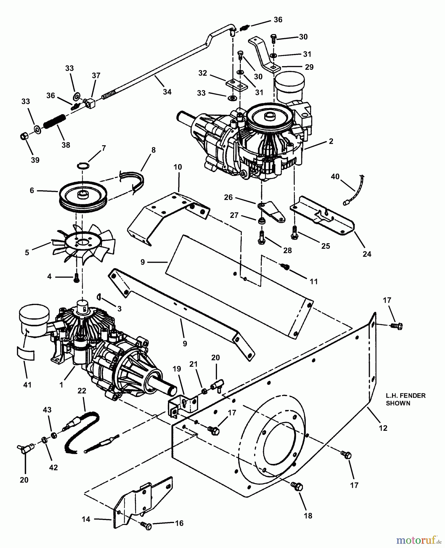  Snapper Zubehör. Rasenmäher 7060947 - Snapper Bag N-Wagon, 30 Bushel YZ15334BVE 33