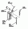 Snapper YT16D334K - 33" Yard Tractor, 16 HP, Disc Drive, Series 4 Ersatzteile Deck Hanger Detail - Front Lift Bracket
