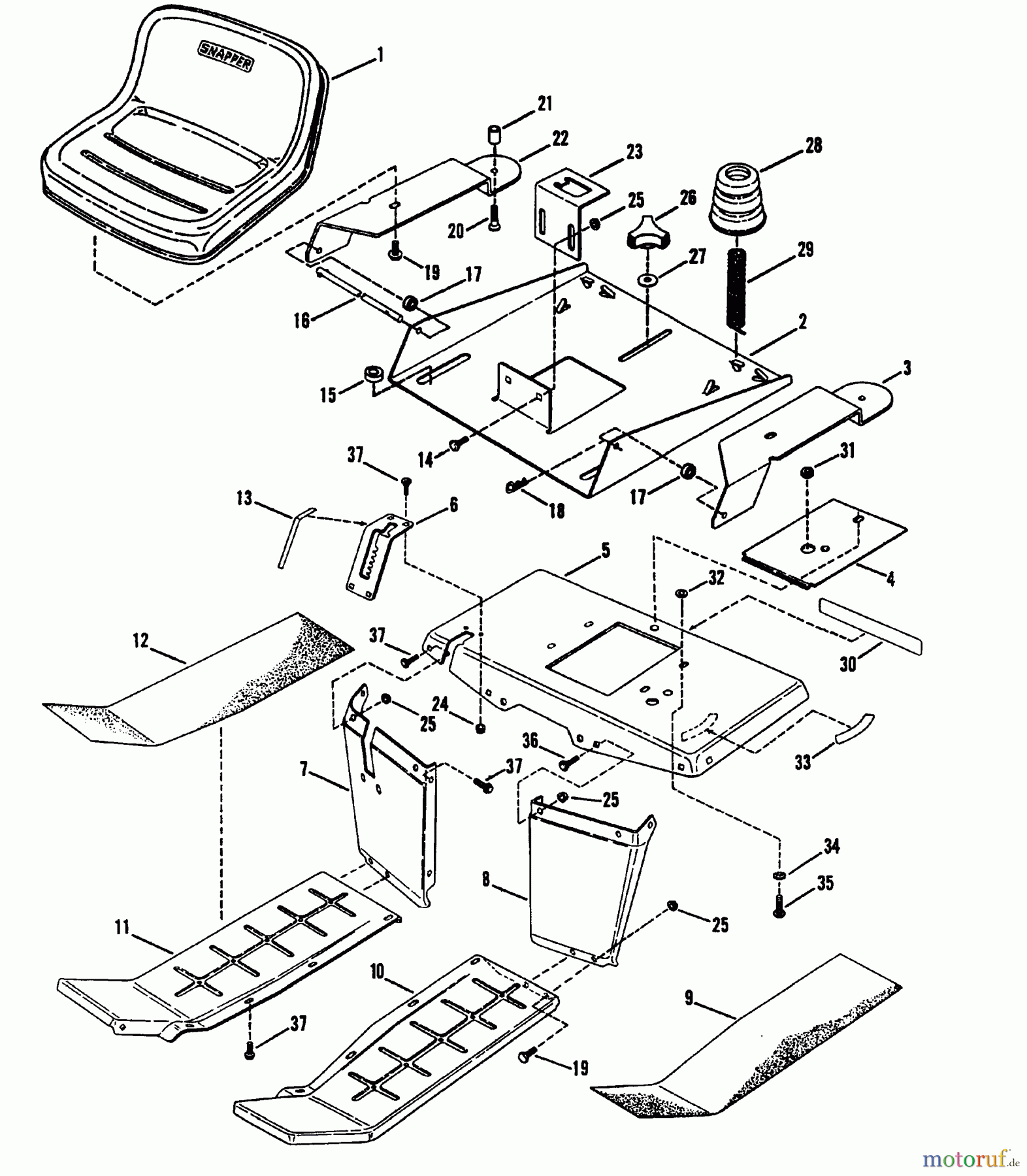 Snapper Rasen- und Gartentraktoren YT16D334K - Snapper 33