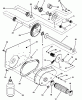 Snapper 7060947 - Bag N-Wagon, 30 Bushel 250816BE 25" 8 HP Rear Engine Rider Series 16 Ersatzteile Differential, R.H. Fender