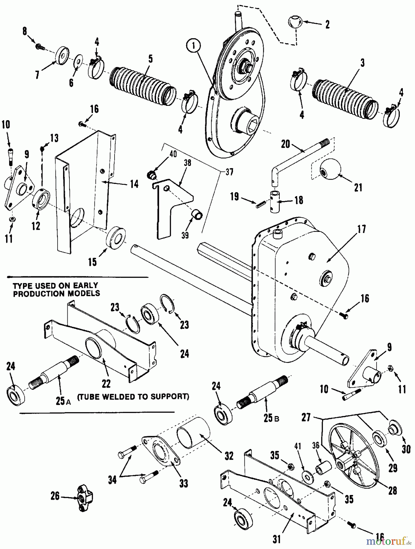 Snapper Zubehör. Rasenmäher 7060947 - Snapper Bag N-Wagon, 30 Bushel LT11001 11 HP Disc Drive Tractor Series 1 Drive Disc, Rear Axle Components