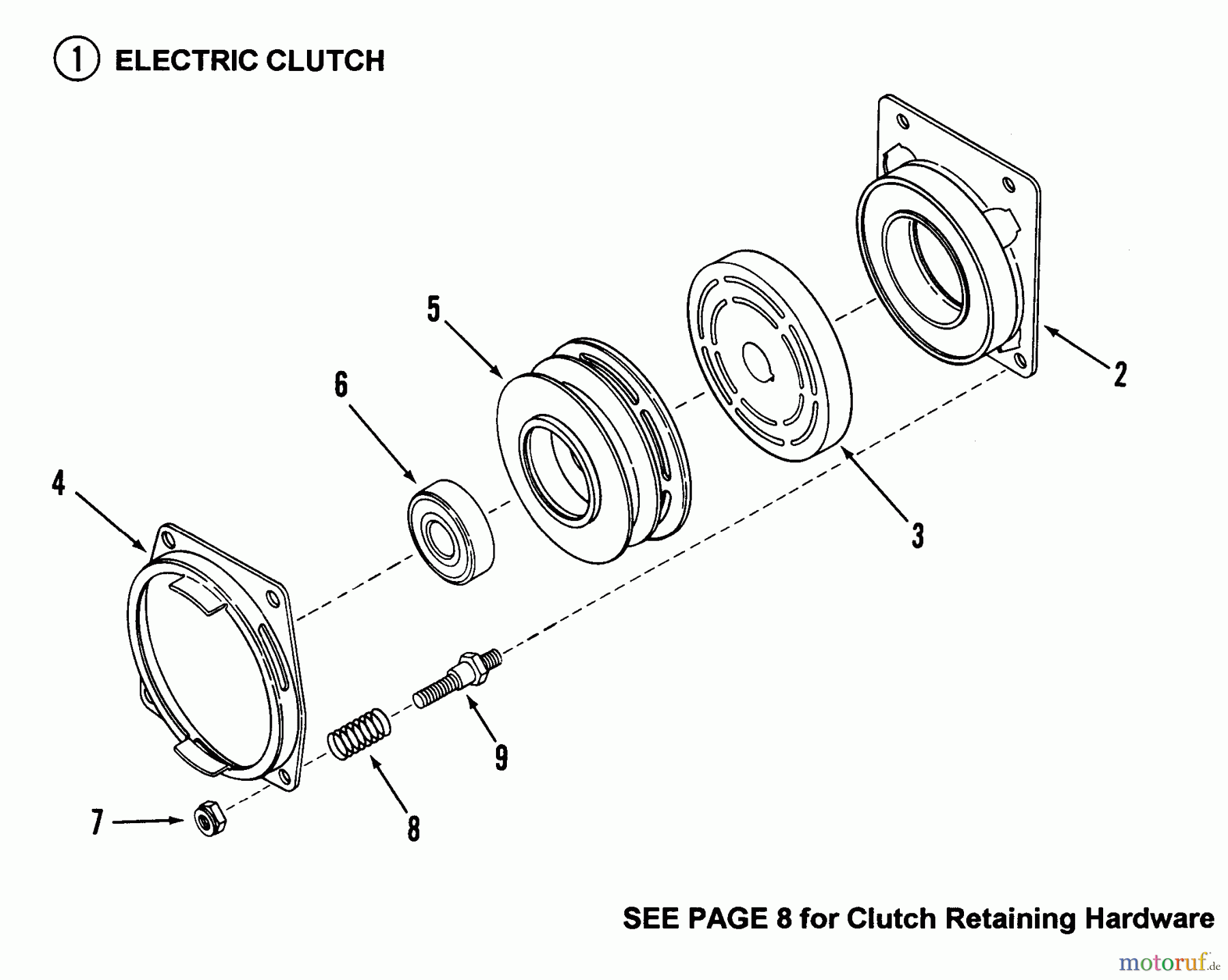 Snapper Rasen- und Gartentraktoren LT11000 - Snapper 11 HP Lawn Tractor, Disc Drive, Series 0 Electric Clutch Assembly