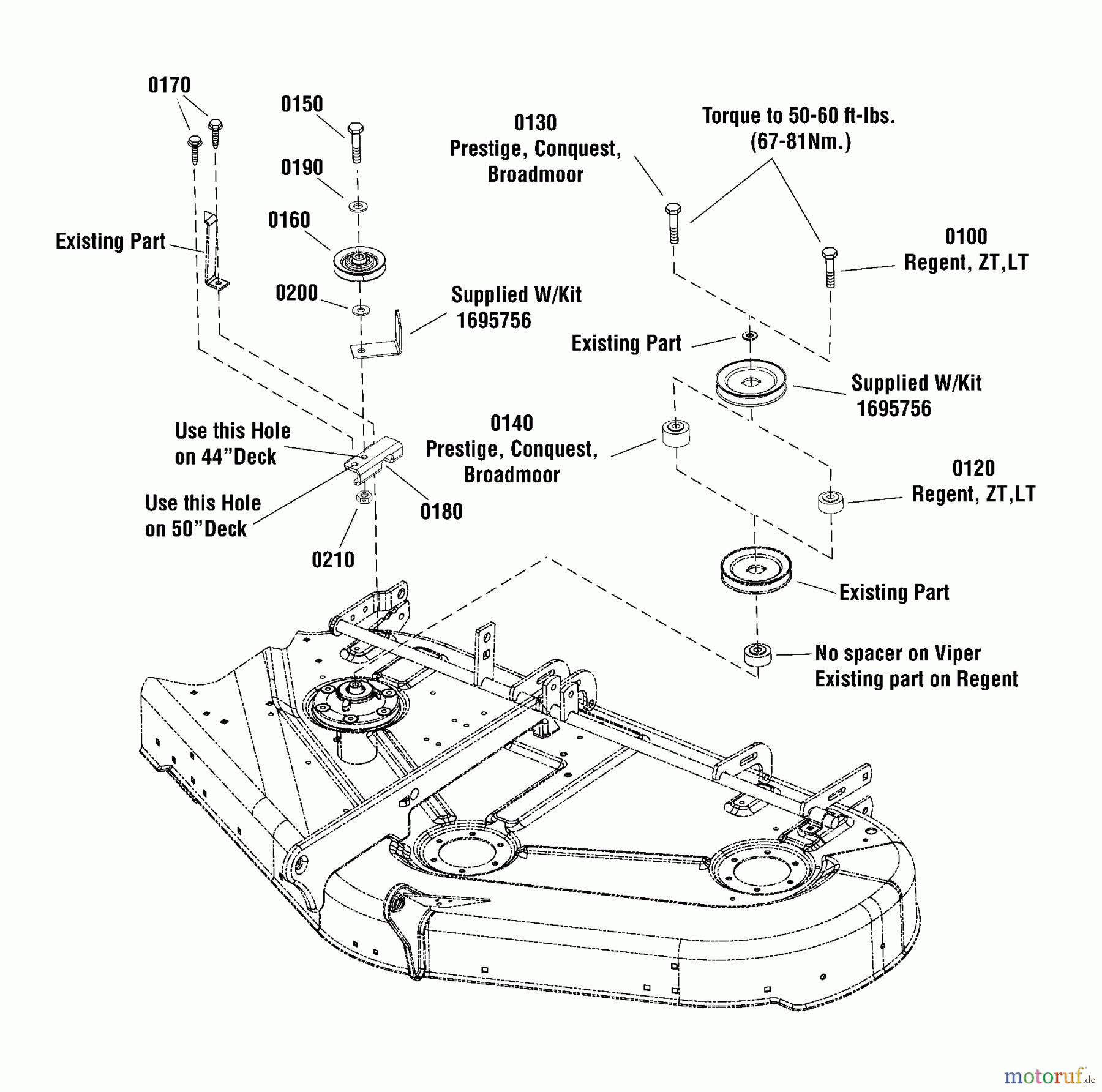 Snapper Zubehör. Rasenmäher 1687774-00 - Snapper Turbo Upfit Kit Turbo Upfit Kit (1687774)