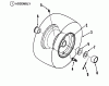 Snapper LT12412 - 41" Lawn Tractor, 12.5 HP, Disc Drive, Series 2 Ersatzteile Front Wheels