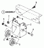 Snapper LT12412 - 41" Lawn Tractor, 12.5 HP, Disc Drive, Series 2 Ersatzteile Mule Drive Assembly