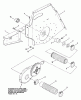 Snapper LT12D330B - 33" Lawn Tractor, 12 HP, Disc Drive, Series 0 Ersatzteile Transmission Support & Components (Part 1)