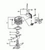 Tanaka THT-2120 - Hedge Trimmer Ersatzteile Cylinder, Piston, Crankshaft, Ignition