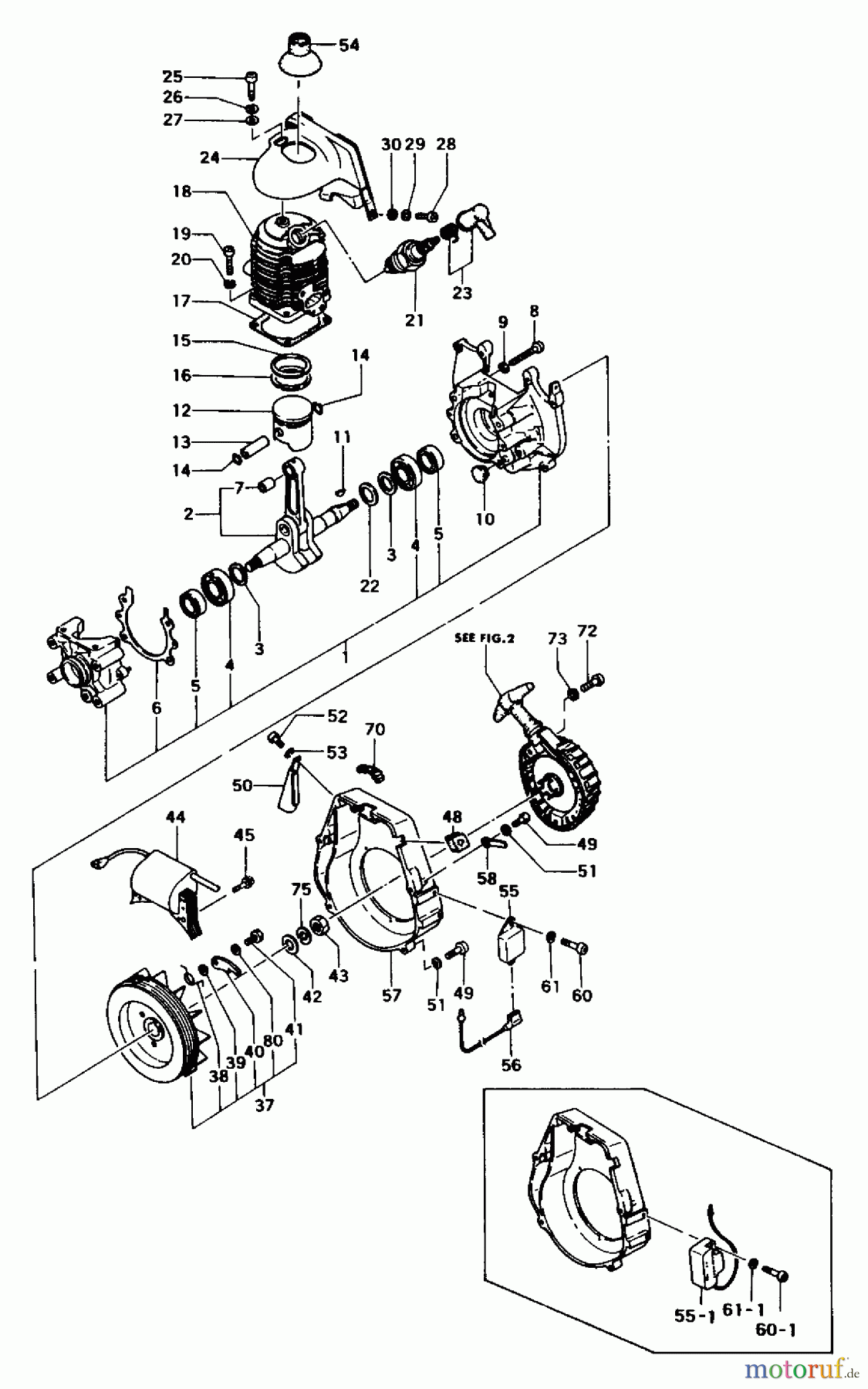  Tanaka Heckenscheeren THT-232 - Tanaka Hedge Trimmer Engine