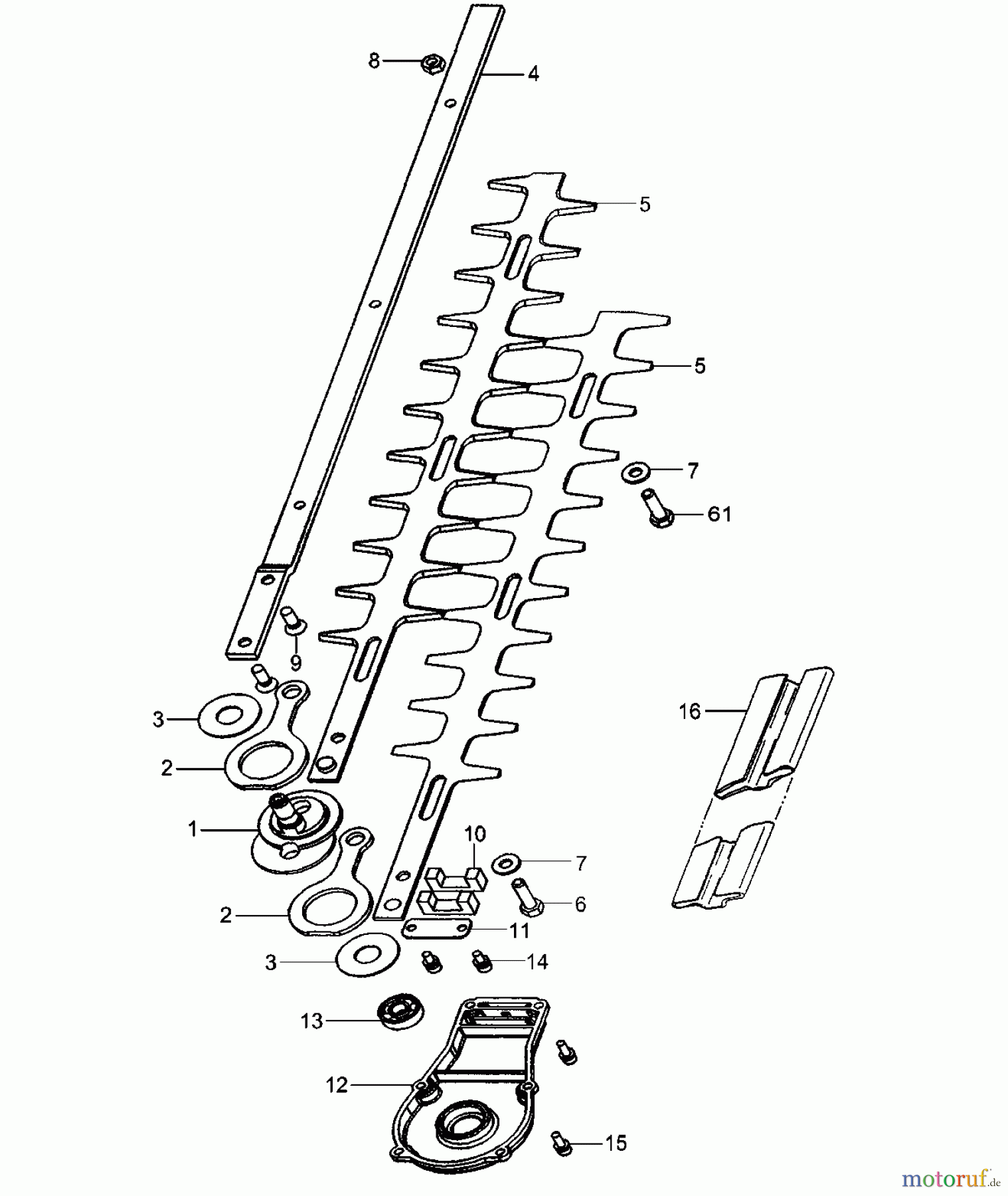 Tanaka Heckenscheeren TPH-2501 - Tanaka Articulating Pole Hedge Trimmer Blades