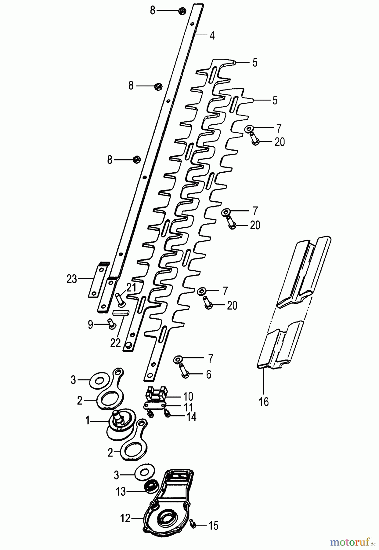 Tanaka Heckenscheeren TPH-260PF - Tanaka Pole Hedge Trimmer Blades, Cam Rods, Cam