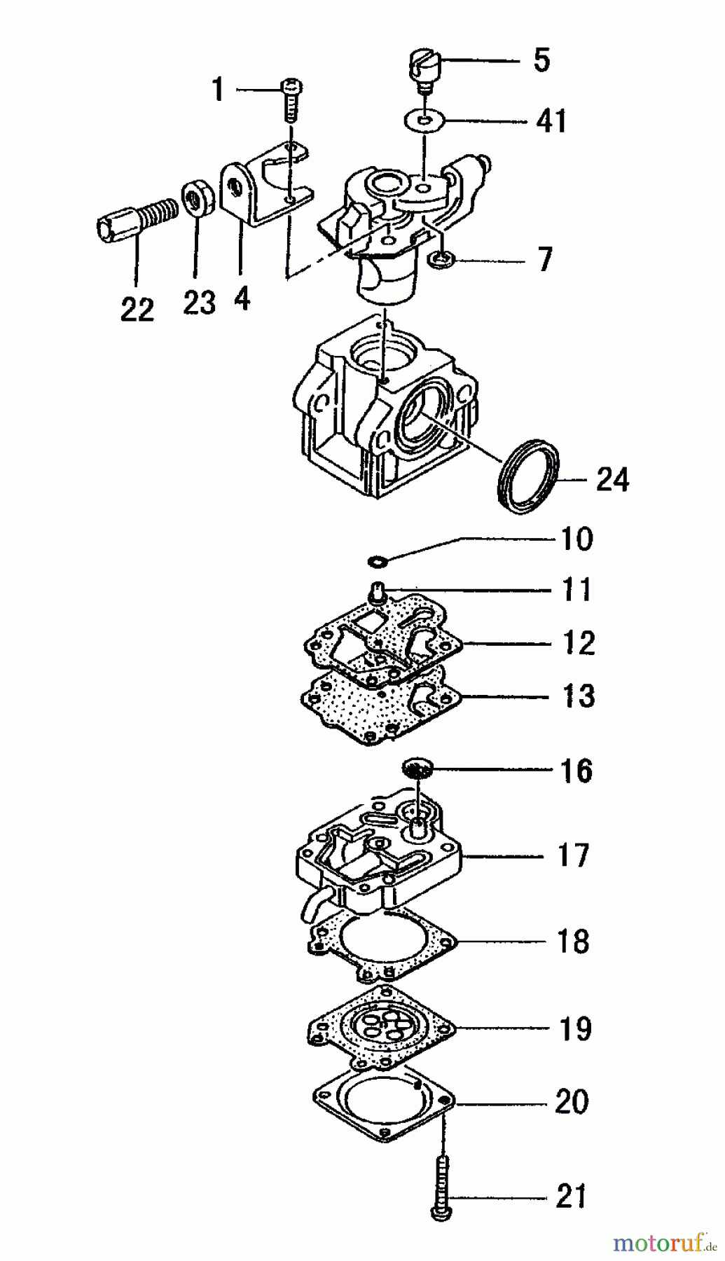 Tanaka Heckenscheeren TPH-270PF - Tanaka Articulating Pole Hedge Trimmer Carburetor