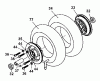 Tanaka Moby - X 24cc PowerBoard W/PureFire Engine Ersatzteile Front Wheel