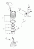 Tanaka Moby - X 25cc PowerBoard Ersatzteile Engine / Cylinder, Piston, Crankshaft, Ignition