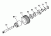 Tanaka Moby - X 25cc PowerBoard Ersatzteile Shaft & Sprocket