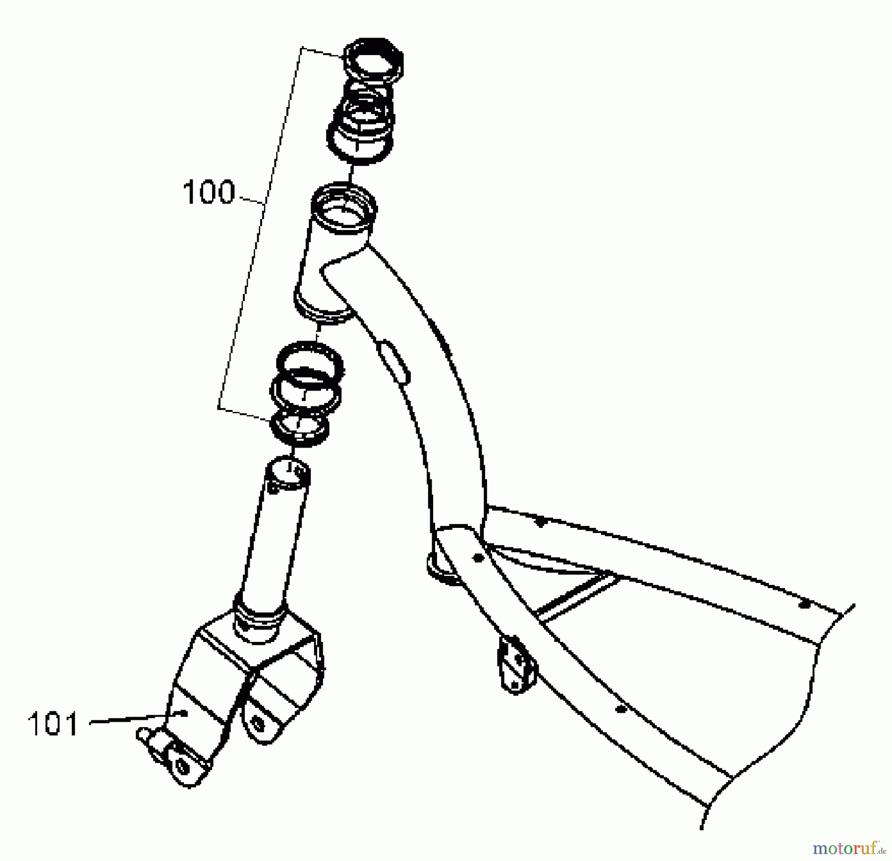Tanaka Sonstiges Moby - Tanaka X 25cc PowerBoard Steering Stem & Head