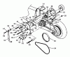 Tanaka Moby - X 26cc PowerBoard Ersatzteile Frame, Rear Brake & Kick Stand
