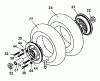 Tanaka Moby - X 26cc PowerBoard Ersatzteile Front Wheel