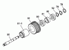 Tanaka Moby - X 26cc PowerBoard Ersatzteile Shaft & Sprocket