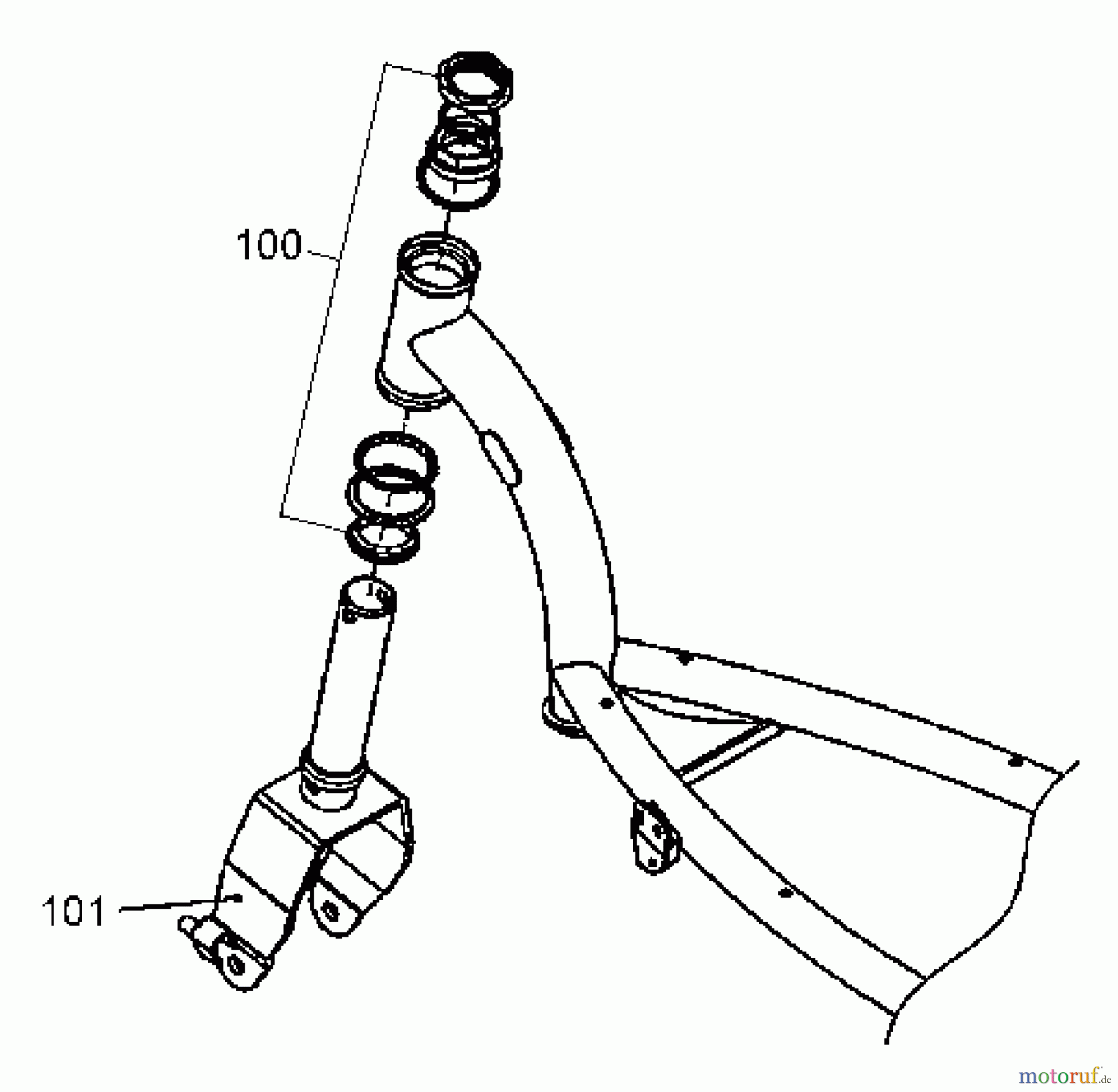Tanaka Sonstiges Moby - Tanaka X 26cc PowerBoard Steering Stem & Head