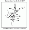 Tanaka PB-SE802 - Moby 35cc PowerBoard Ersatzteile Competition Handle Kit