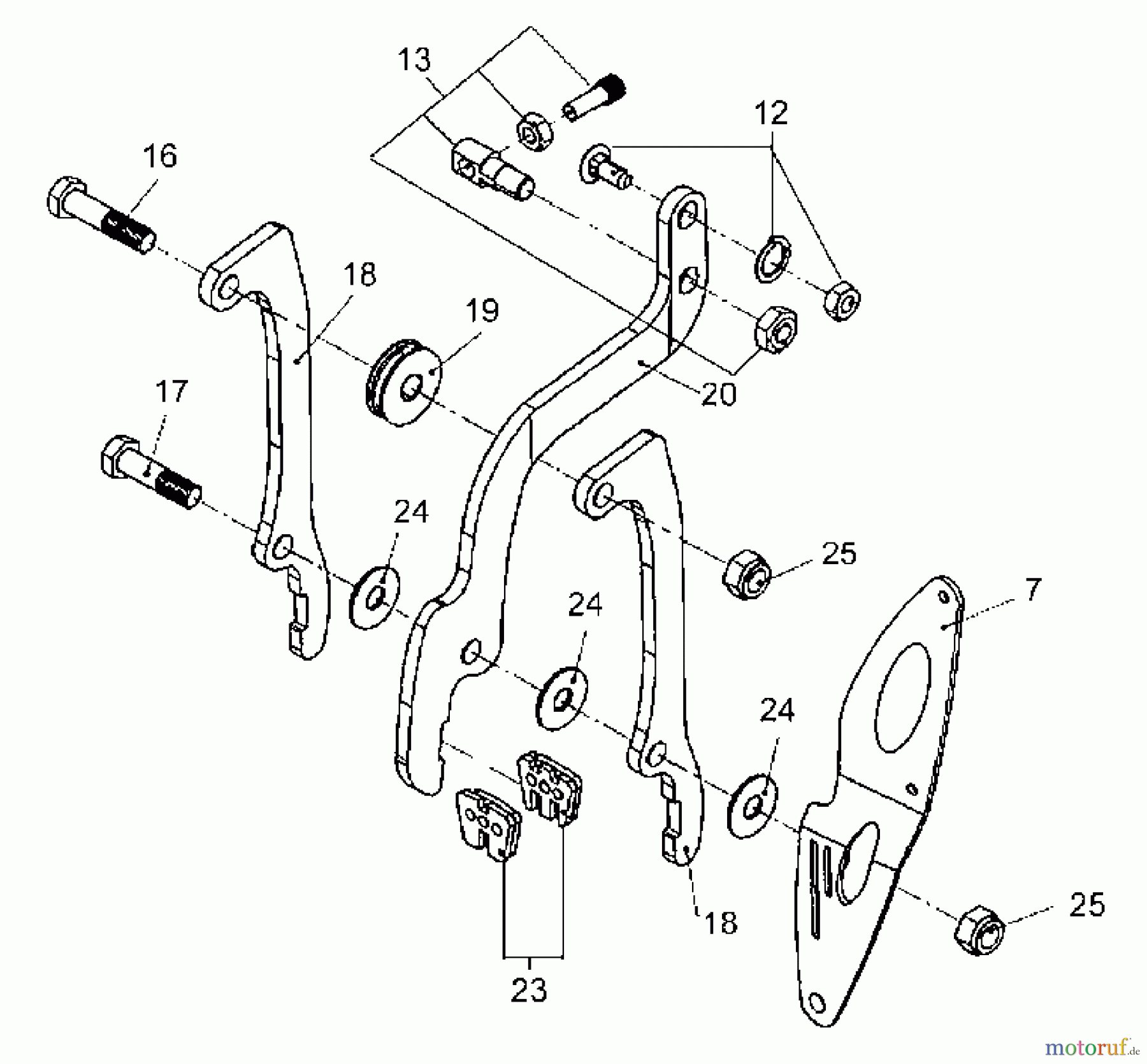 Tanaka Sonstiges PB-SE802 - Tanaka Moby 35cc PowerBoard Front Brake