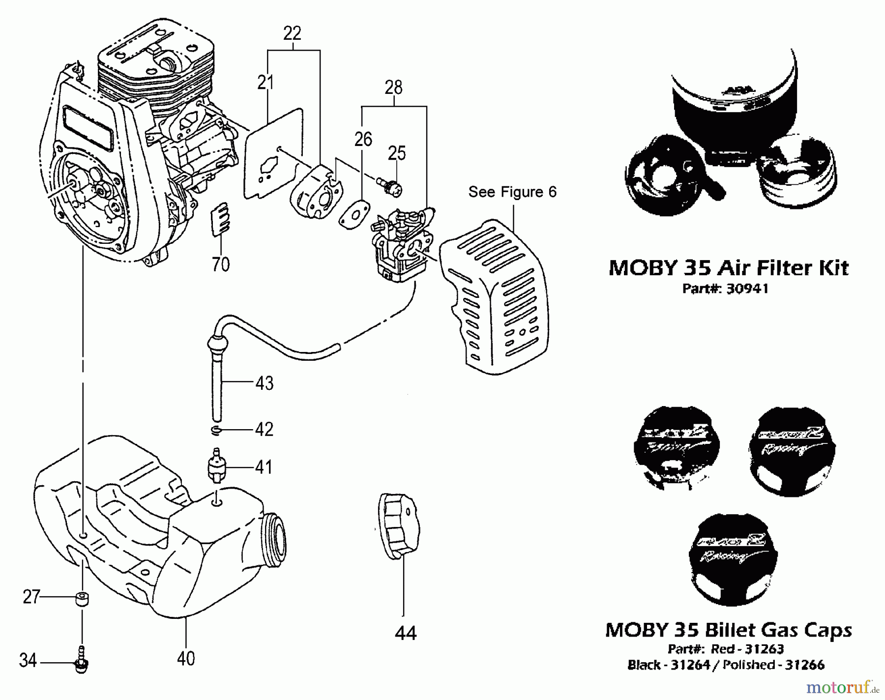Tanaka Sonstiges PB-SE802 - Tanaka Moby 35cc PowerBoard Fuel System