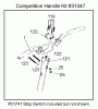 Tanaka PB-SE803 - Moby-XL 40cc PowerBoard Ersatzteile Competition Handle Kit (#31347) Components