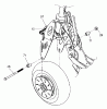 Tanaka PB-SE803 - Moby-XL 40cc PowerBoard Ersatzteile Front Wheel Mounting Hardware