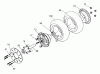 Tanaka PB-SE833 - Moby 33cc PowerBoard Ersatzteile Front Wheel & Brake Disk
