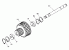 Tanaka PB-SE833 - Moby 33cc PowerBoard Ersatzteile Sprocket & Drive Shaft