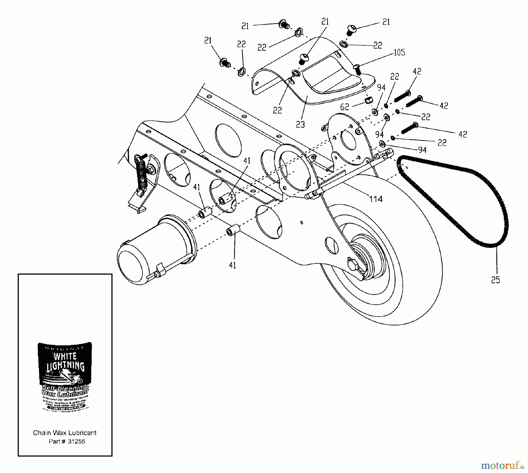 Tanaka Sonstiges PB-SM806 - Tanaka 450 Watt Electric PowerBoard Chain & Fender